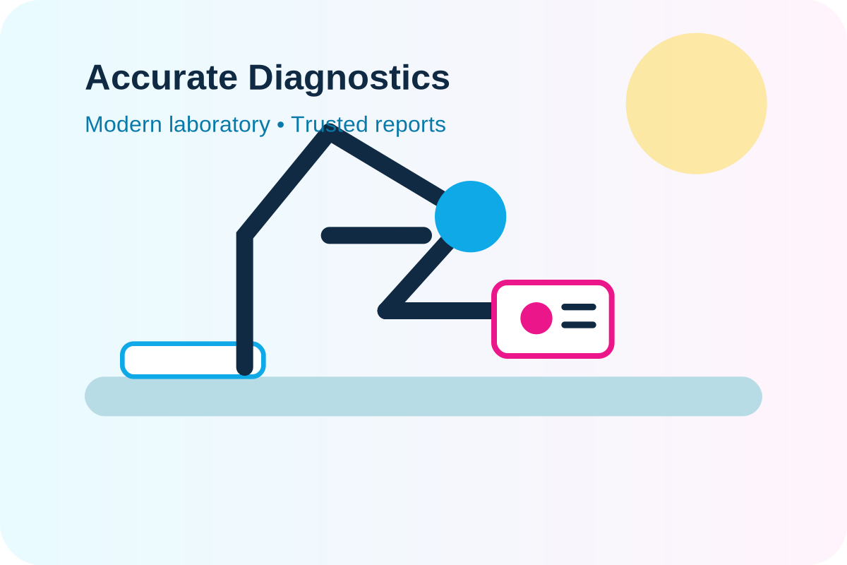 Modern diagnostic laboratory